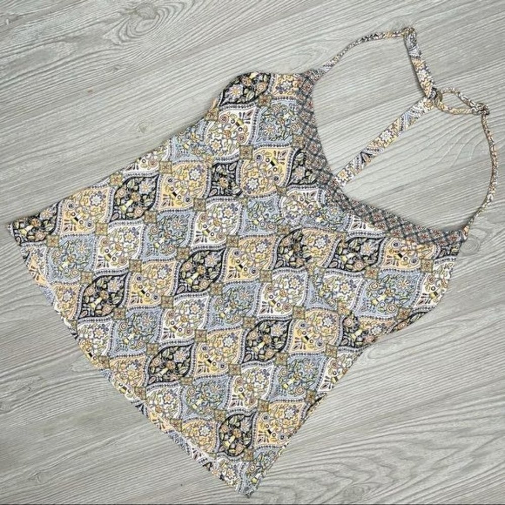 Nwt Laundry by shelli segal floral paisley design tankini swimsuit top swimwear